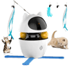 WhiskerWiz™ 4-in-1 Interactive Cat Toy with Ball, Feather, and Laser