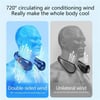 BreezeMate - Portable USB Neck Fan with 5 Speeds and Digital Display