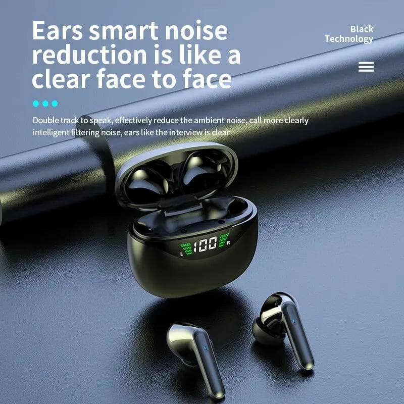 MSL Premium Wireless Earbuds with Bluetooth 5.1 Technology, 30-Hour Playtime.