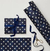 wanderlust paper co. - navy stars {3 folded sheets}