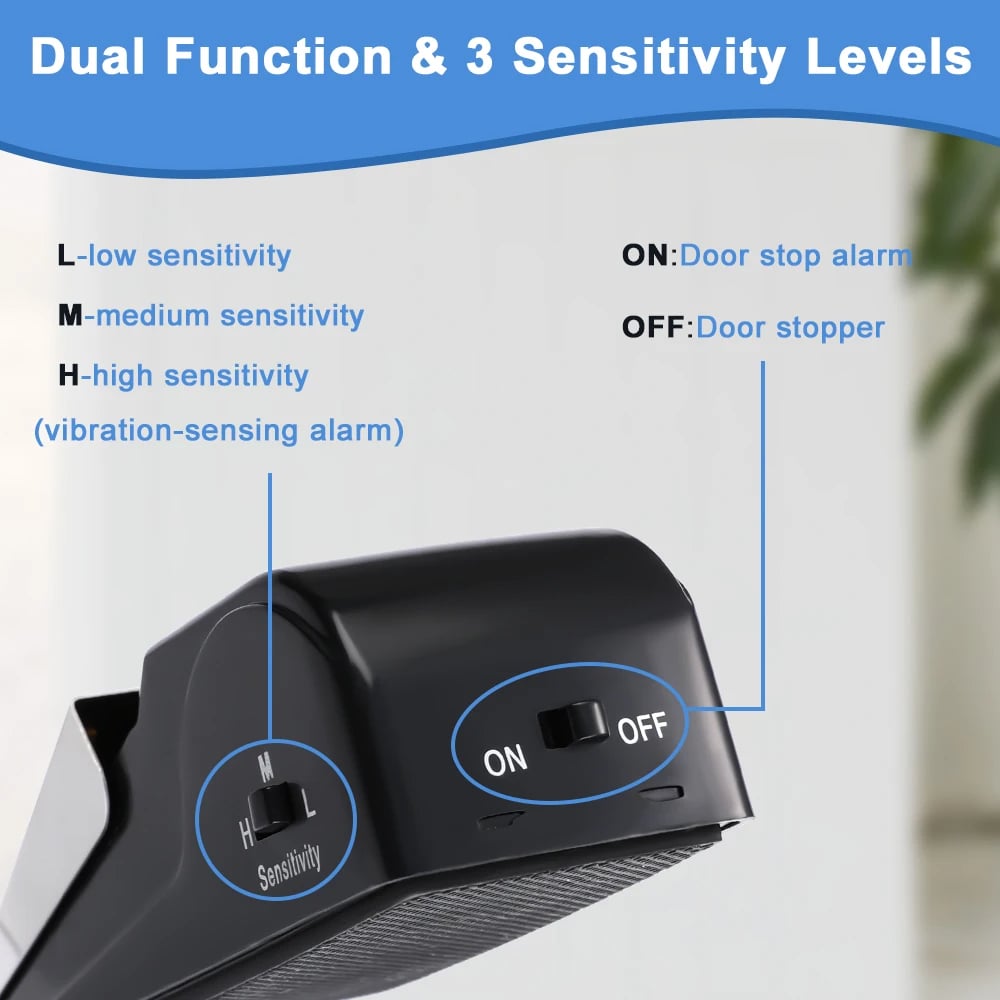 Portable Door Stop Alarm