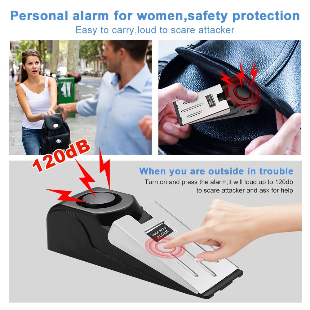 Portable Door Stop Alarm