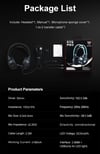 RGB Headset Gamer PC PS4 Gaming Headphones with HD Flexible Mic 3.5mm Headphone for Xbox PS5 Switch 