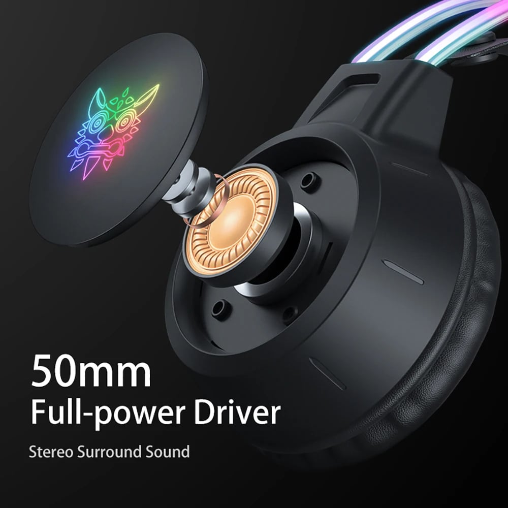 RGB Headset Gamer PC PS4 Gaming Headphones with HD Flexible Mic 3.5mm Headphone for Xbox PS5 Switch 