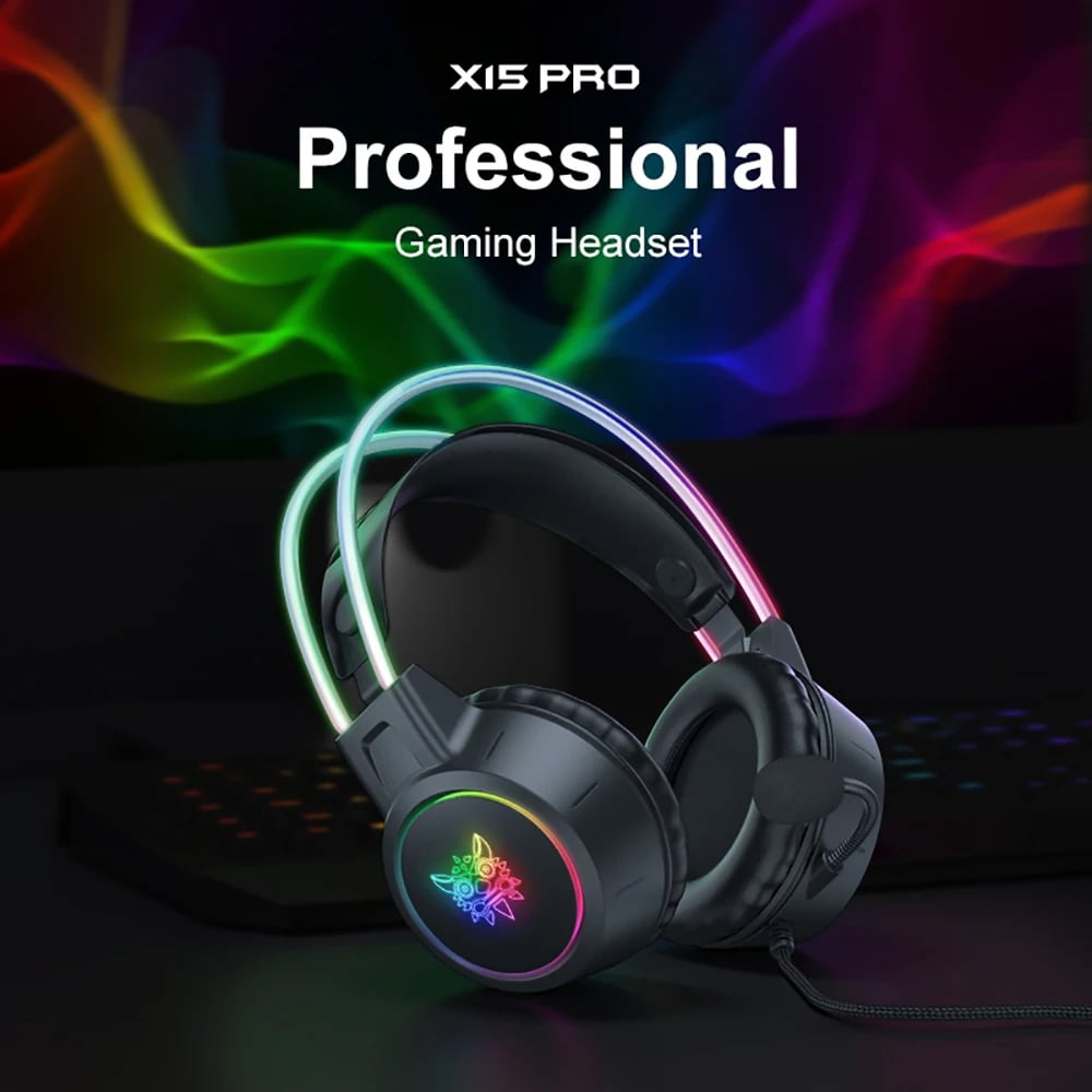 RGB Headset Gamer PC PS4 Gaming Headphones with HD Flexible Mic 3.5mm Headphone for Xbox PS5 Switch 
