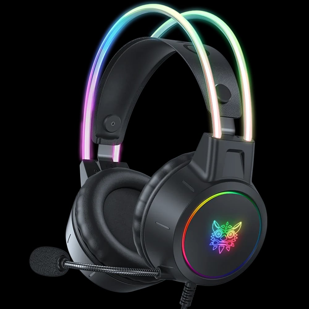 RGB Headset Gamer PC PS4 Gaming Headphones with HD Flexible Mic 3.5mm Headphone for Xbox PS5 Switch 