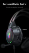 RGB Headset Gamer PC PS4 Gaming Headphones with HD Flexible Mic 3.5mm Headphone for Xbox PS5 Switch 