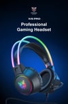 RGB Headset Gamer PC PS4 Gaming Headphones with HD Flexible Mic 3.5mm Headphone for Xbox PS5 Switch 