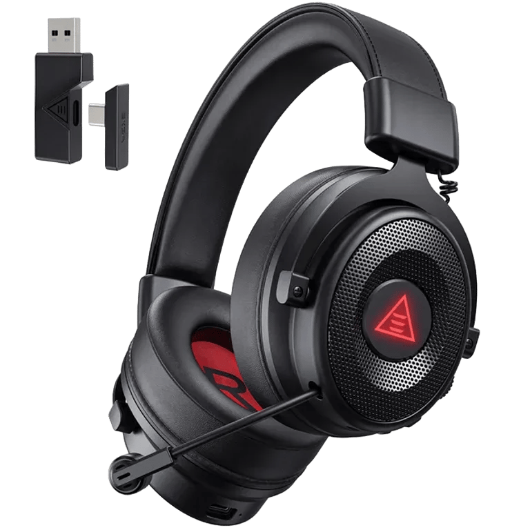  BT 2.4G Wireless/Wired Gaming Headphones, Bluetooth 5.0 Headset Gamer, For PC/PS4/PS5/Xbox