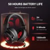  BT 2.4G Wireless/Wired Gaming Headphones, Bluetooth 5.0 Headset Gamer, For PC/PS4/PS5/Xbox