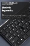 OfficeWire 78: Wireless Keyboard and Mouse Set