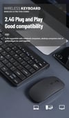 OfficeWire 78: Wireless Keyboard and Mouse Set