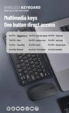 OfficeWire 78: Wireless Keyboard and Mouse Set