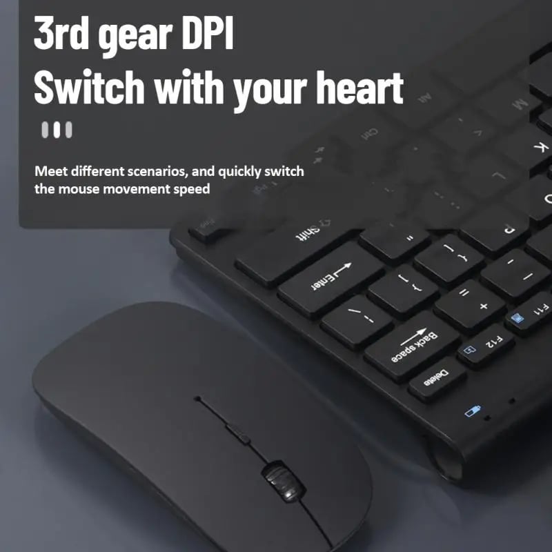 OfficeWire 78: Wireless Keyboard and Mouse Set