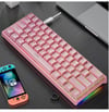 Mini 60% Gaming/Office Keyboard,Waterproof Keycap Type Wired RGB