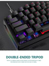 Mini 60% Gaming/Office Keyboard,Waterproof Keycap Type Wired RGB