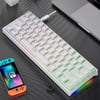 Mini 60% Gaming/Office Keyboard,Waterproof Keycap Type Wired RGB
