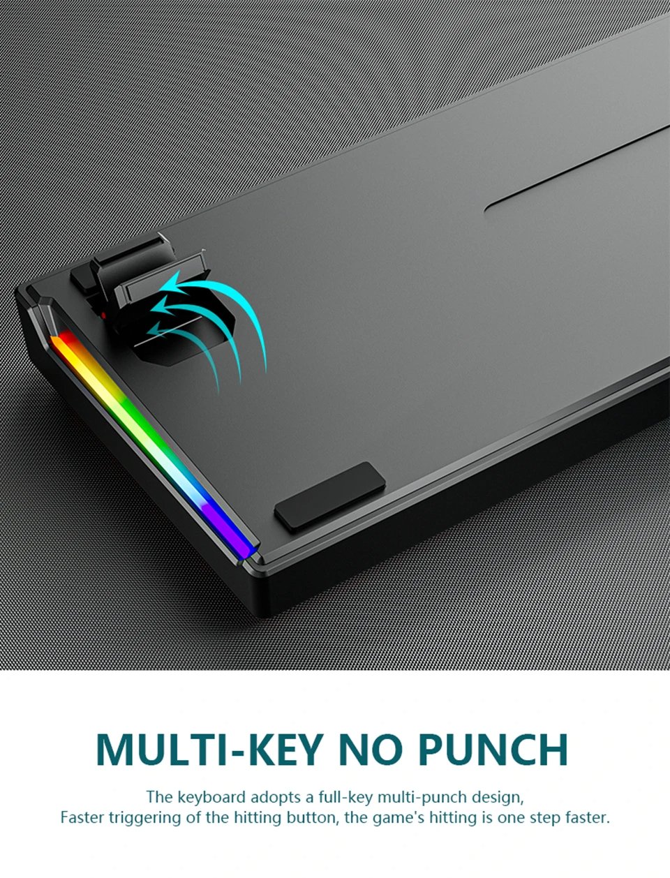 Mini 60% Gaming/Office Keyboard,Waterproof Keycap Type Wired RGB