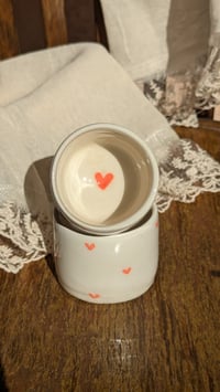 Image 3 of Tasse Expresso avec motif cœur