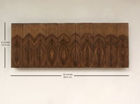 Image 5 of Wooden end grain coat rack, 6 hooks