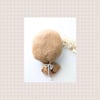 BALLON bouclette caramel