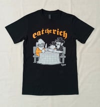 Image 1 of 'Eat the rich-Lemmy' Black T-shirt