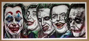 Image of The Jokers 320gsm hand torn edge matte archival print