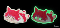 Image 2 of Glow-in-the-dark Shiver Splatoween Keychain