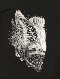 Image 3 of Melanocetus Bones in the Ocean T-Shirt - WHITE - Bone Trail Apparel