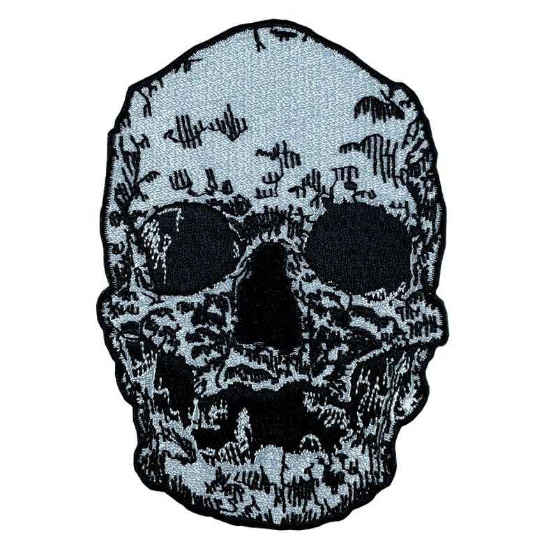 Image of SKULL EMBROIDERED PATCH 