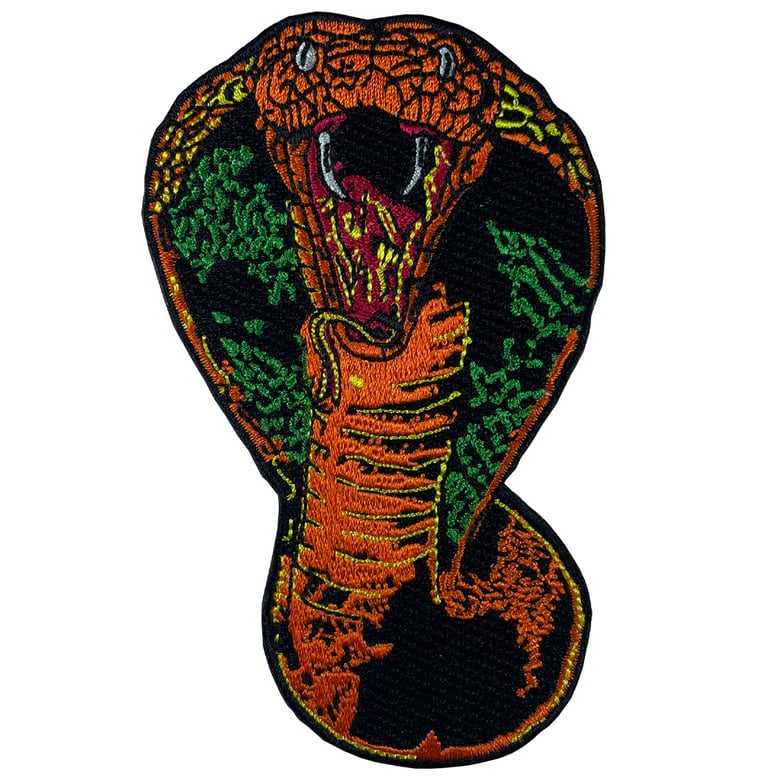 Image of COBRA - EMBROIDERED PATCH 