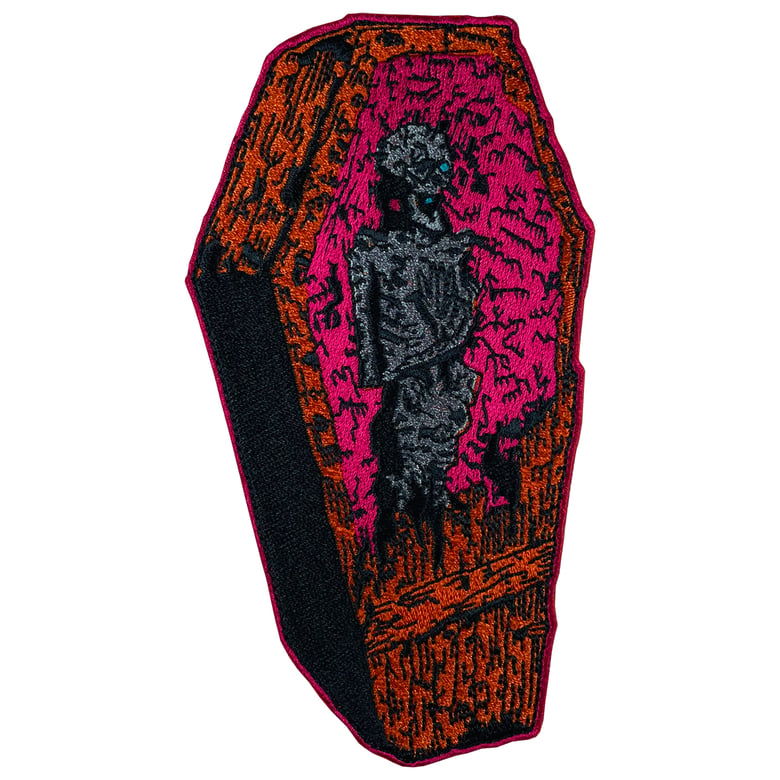 Image of EXHUMED COFFIN EMBROIDERED PATCH