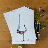 Image 1 of Postkarte - Balance. Yoga im Schnee