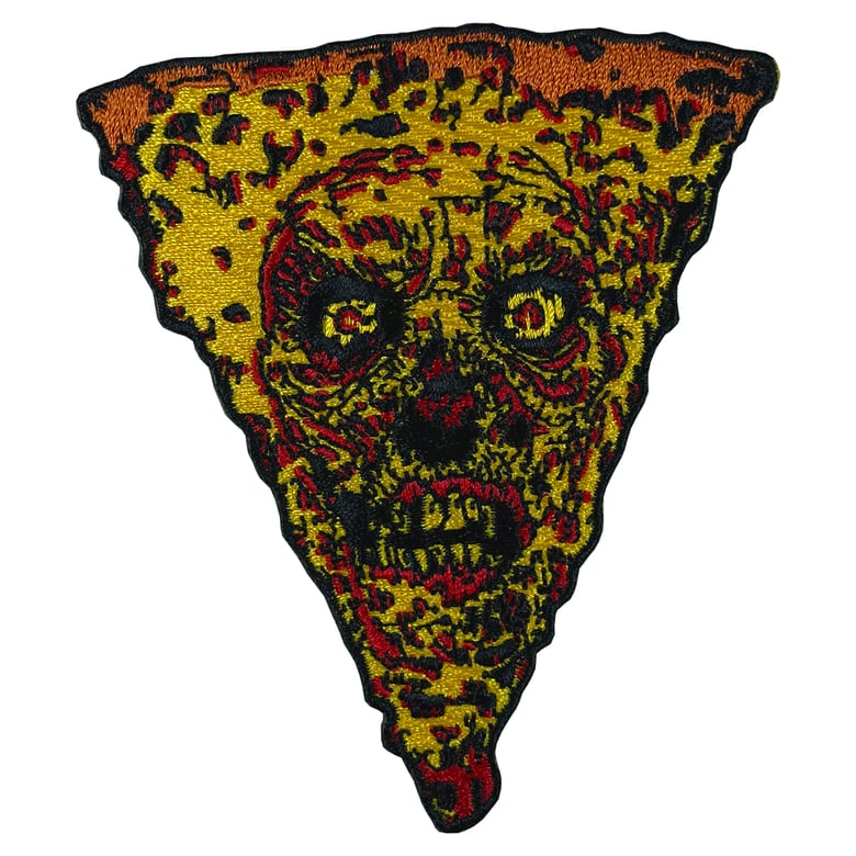 Image of LIVING PIZZA EMBROIDED PATCH 