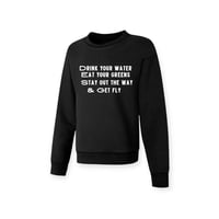 Black Unisex Crewneck Sweatshirt 