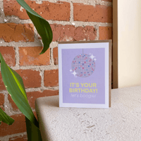 Image 3 of It's Your Birthday, Let's Boogie! Card