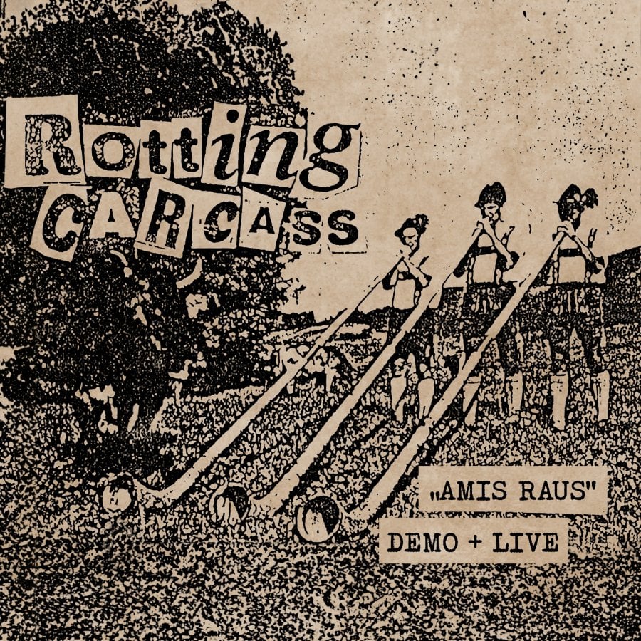 Rotting Carcass - "Amis raus Demo + Live" LP (Import)