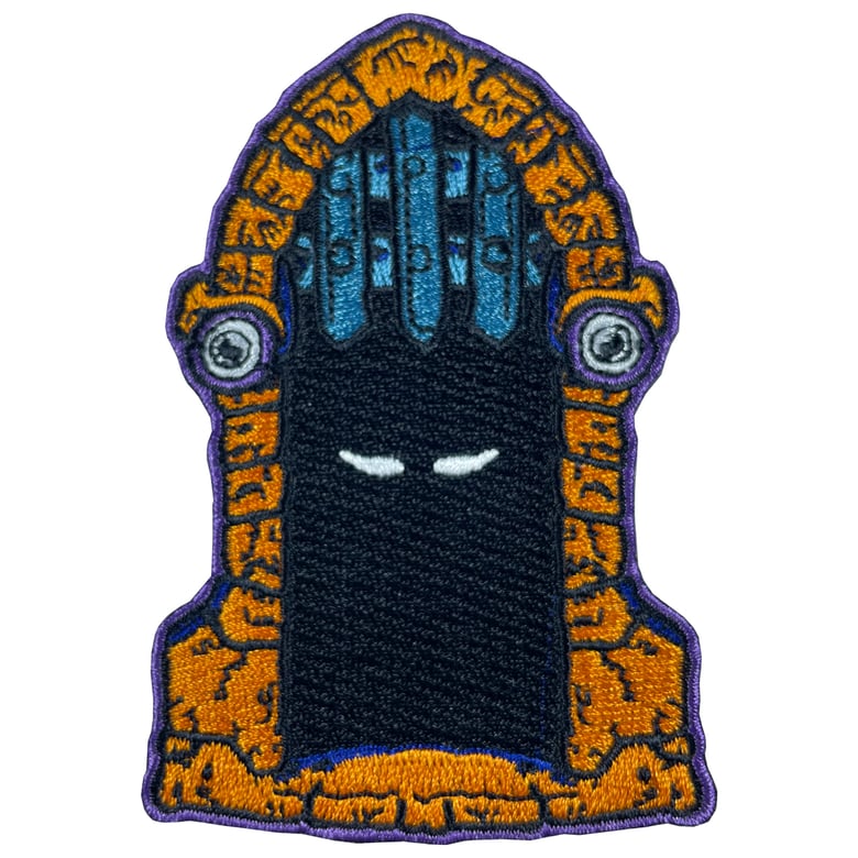 Image of DUNGEON PORTCULLIS EMBROIDERED PATCH