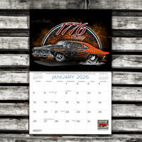 Image 1 of 2025 Lead Sled Shop Calendar 