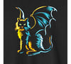 Batcat Number 2 Black T-Shirt