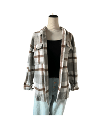 Image 2 of Harley flannel shacket