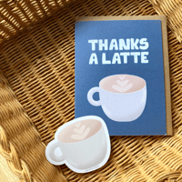Image 3 of Thanks A Latte Card
