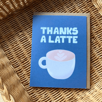 Image 2 of Thanks A Latte Card