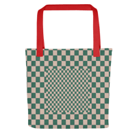 Image 1 of Checkered Tote Bag