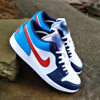 H-town Blue Jordan 1 low 