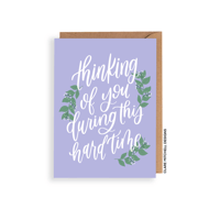 Image 1 of Thinking Of You During This Hard Time Card