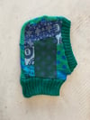 Merino wool patchwork balaclava 02.10