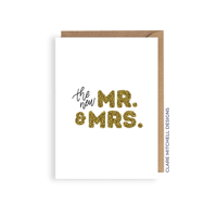 Image 1 of The New Mr. & Mrs. Card