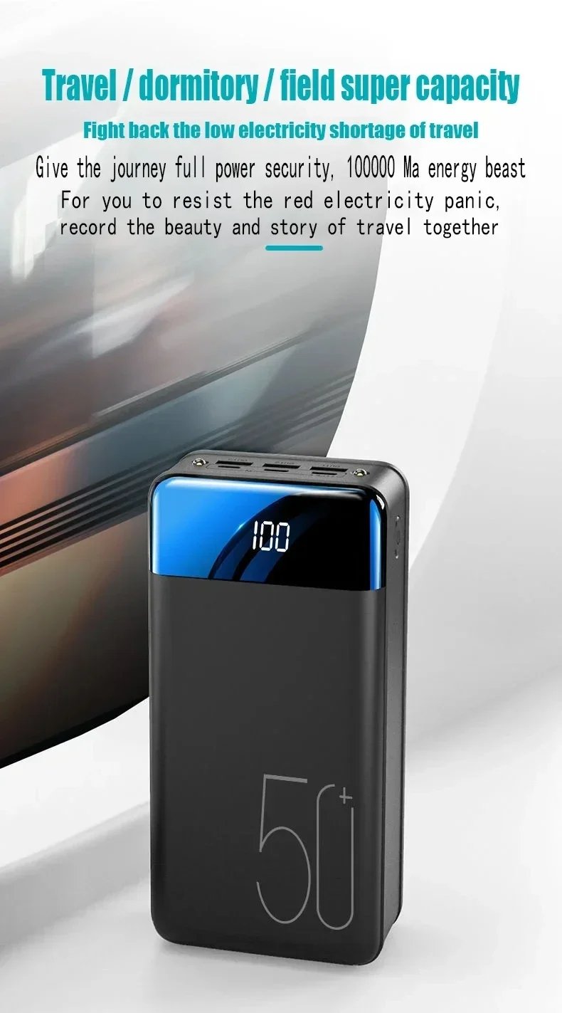 MSL 2024 New Wireless Power Bank 200000mAh Portable Power Supply