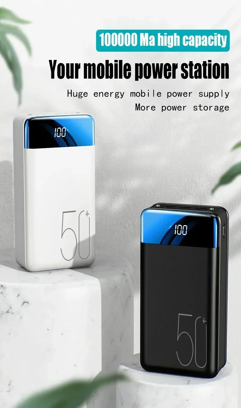 MSL 2024 New Wireless Power Bank 200000mAh Portable Power Supply
